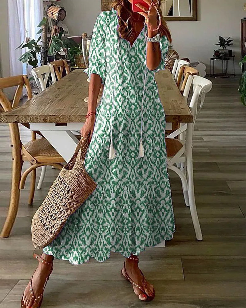 Hannah | Boho Tummy Coverage Dress