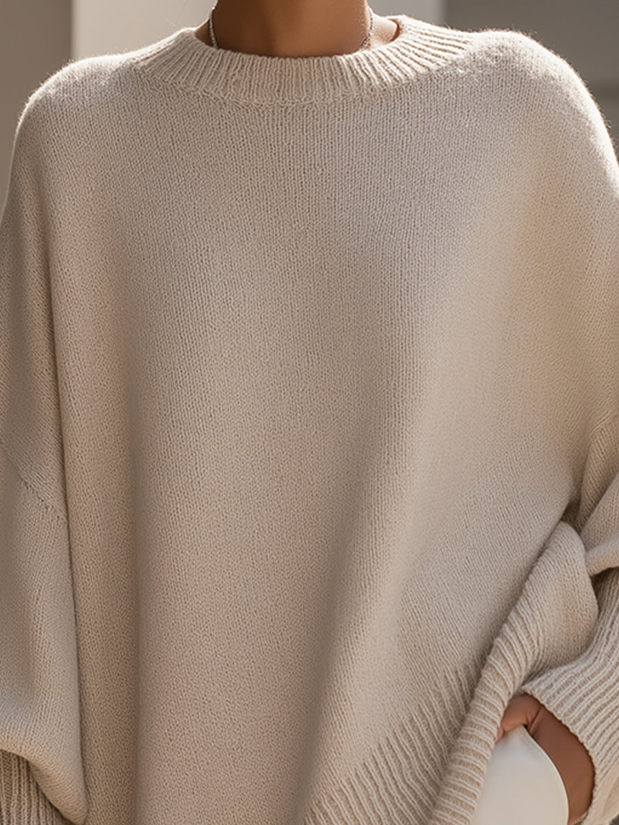 Perrin | Soft Oversized Ribbed Sweater