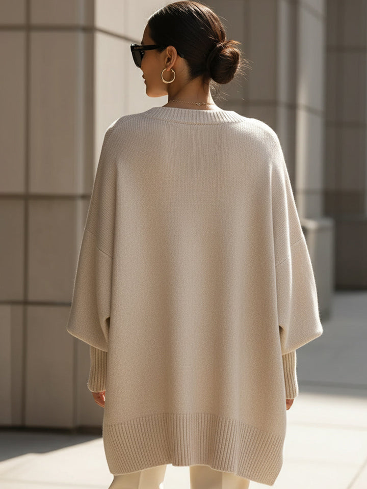 Perrin | Soft Oversized Ribbed Sweater