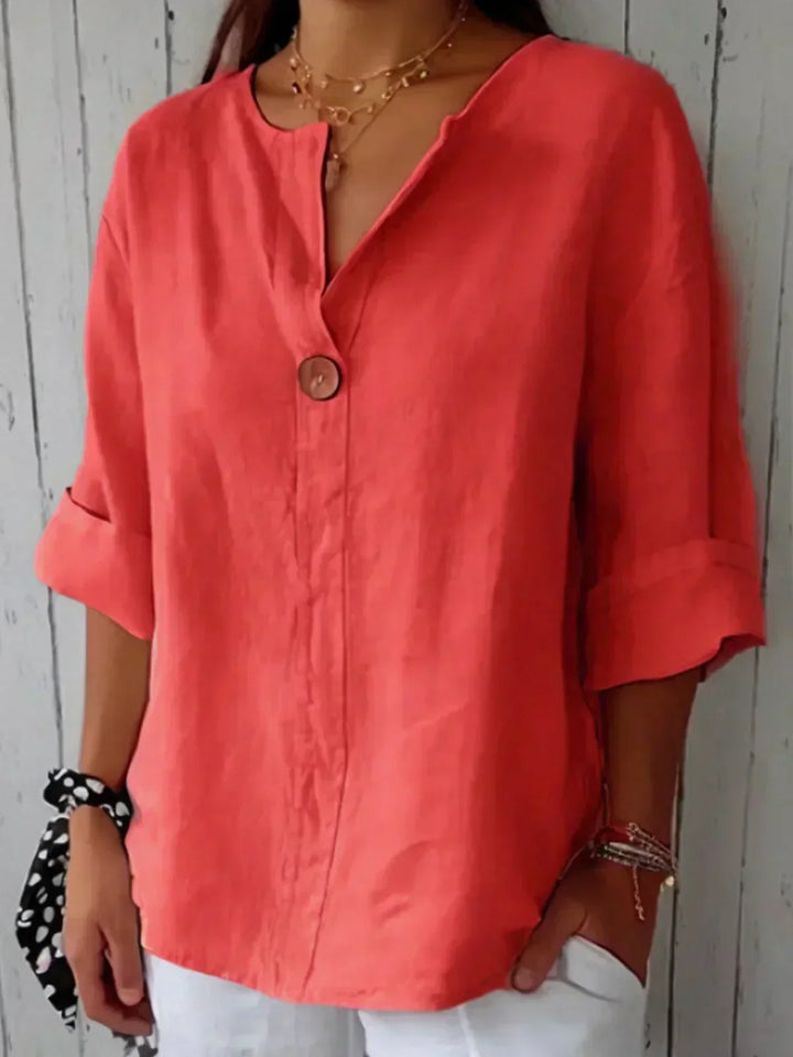 Lynde | Casual V-Neck Blouse