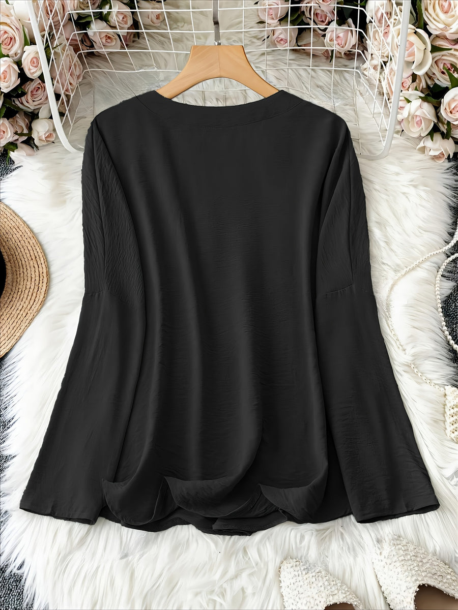 Veronica | Classic Long Sleeve Top