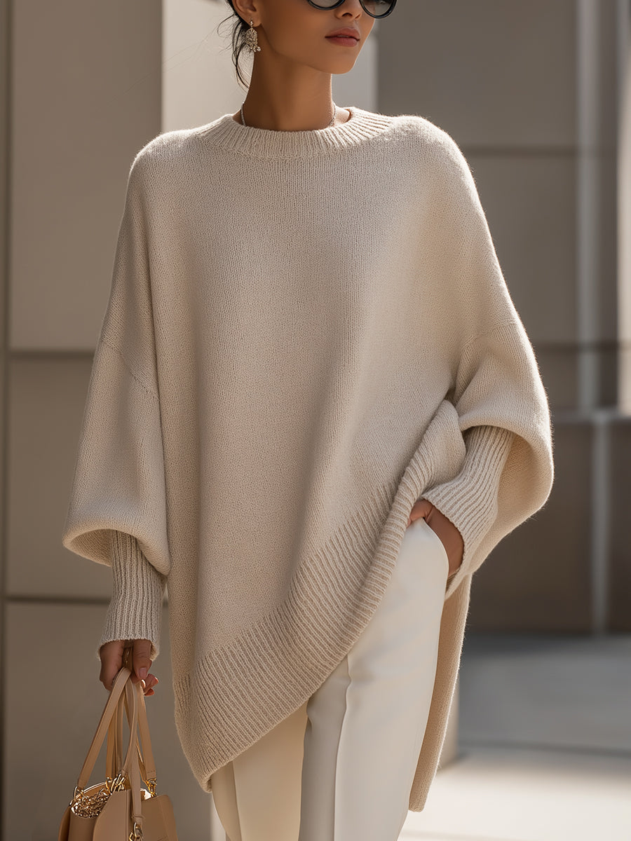 Perrin | Soft Oversized Ribbed Sweater