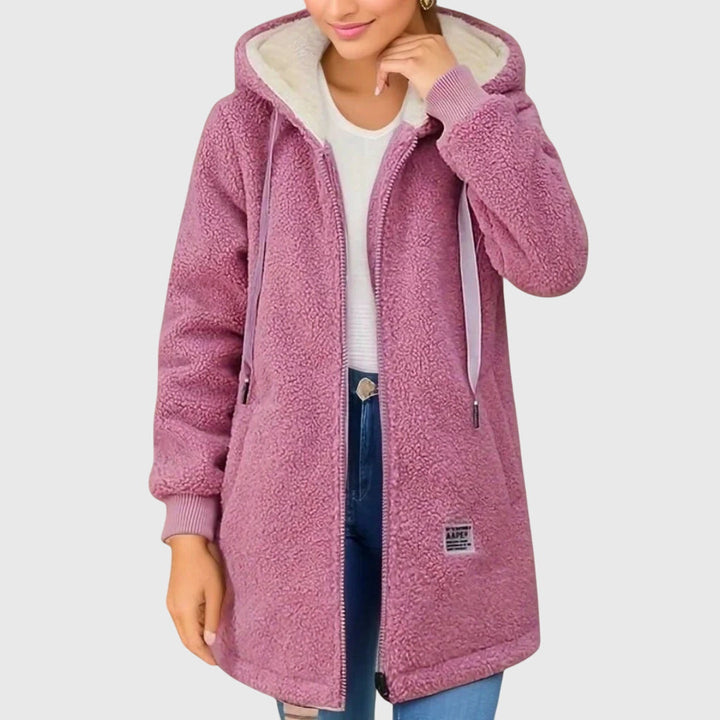 Talia | Cozy Casual Longline Jacket with Hood