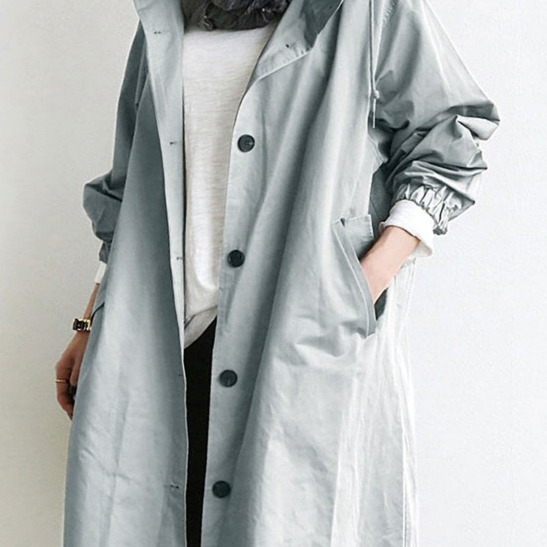 Nerida | Classic Long Waterproof Trench Coat