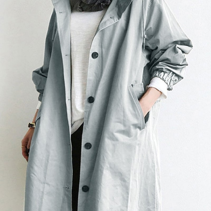 Paula | Long Waterproof Trench Coat For Women