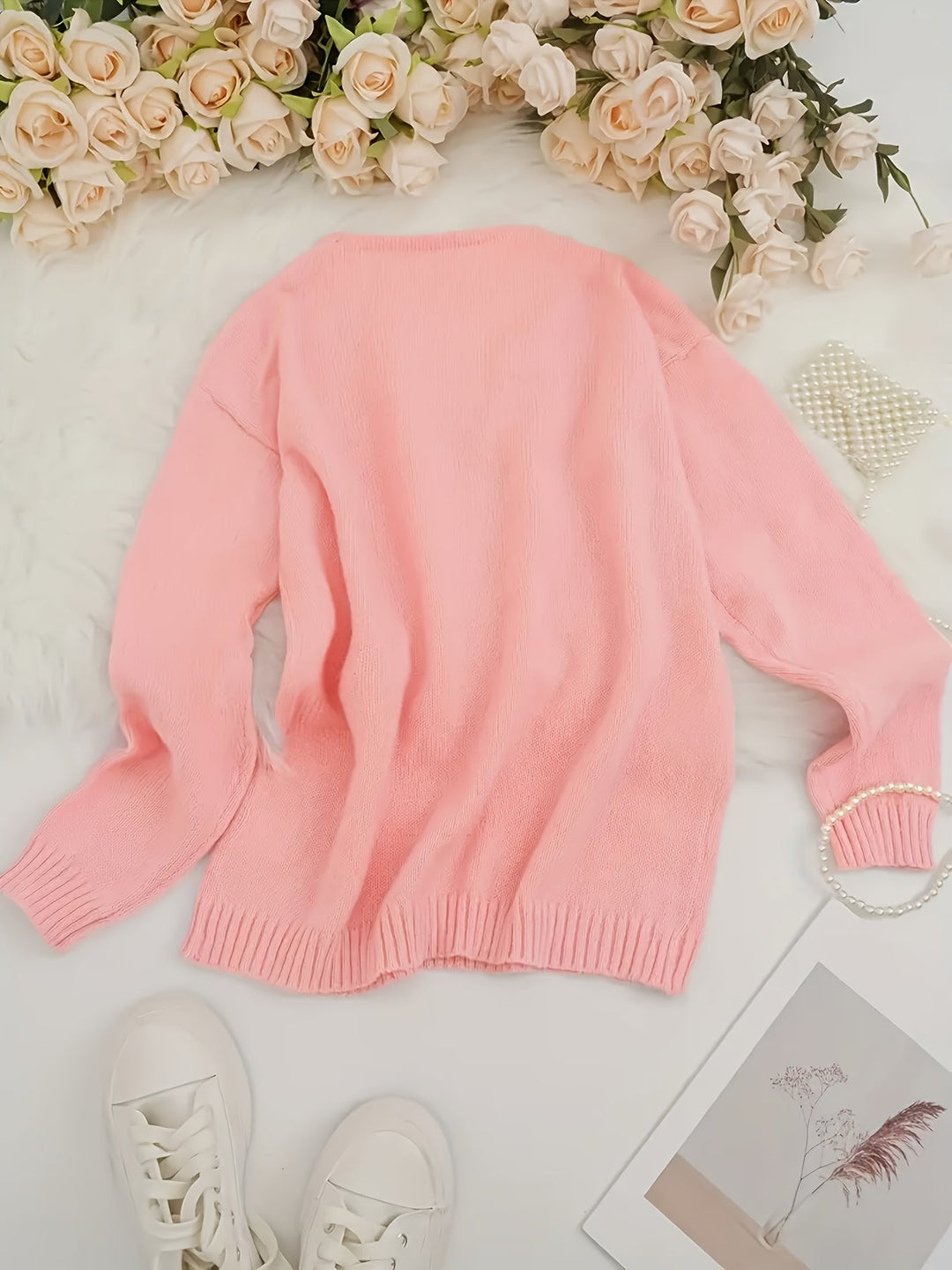 Abby | Classic Lightweight Knit Sweater with V-Neckline