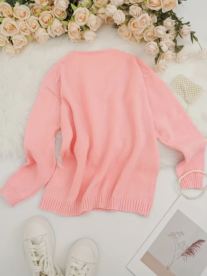 Abby | Classic Lightweight Knit Sweater with V-Neckline