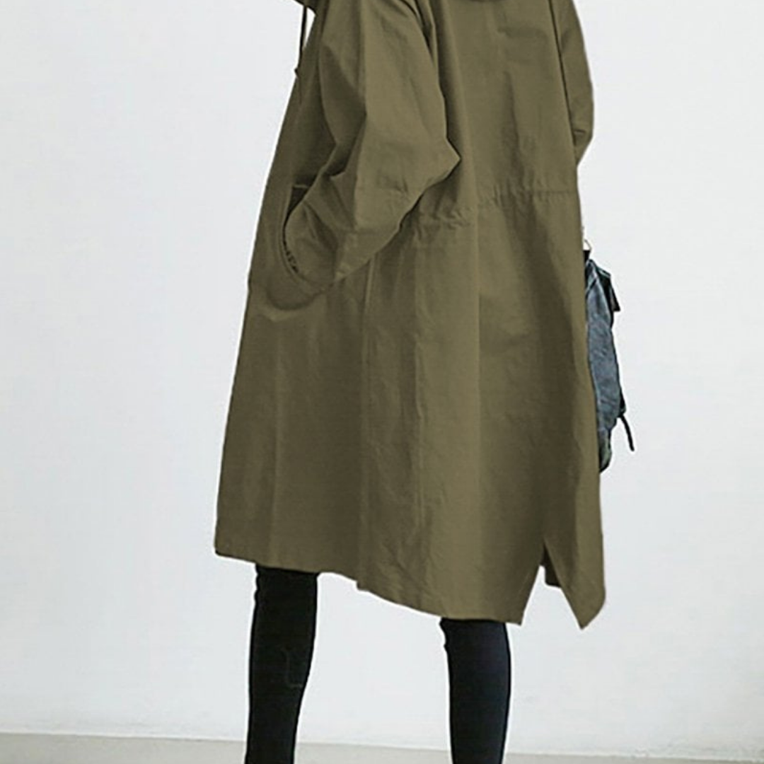 Paula | Long Waterproof Trench Coat For Women