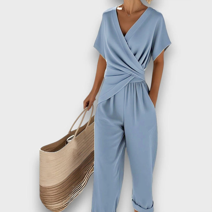 Celira | Elegant Jumpsuit with Overlapping Design