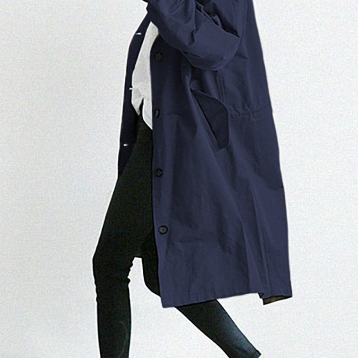 Nerida | Classic Long Waterproof Trench Coat