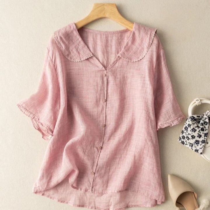 Jasmine | Scalloped Collar Blouse