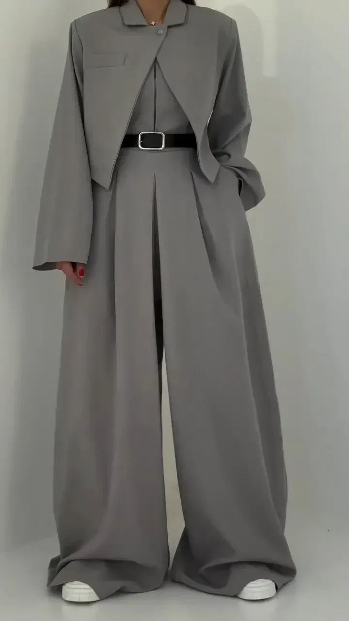 Eclat | Tailored Jumpsuit with Bustier Set