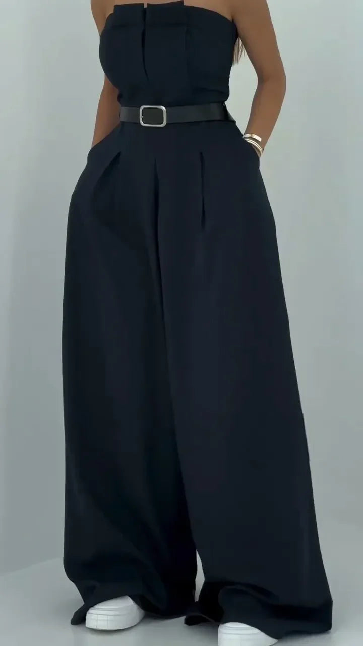 Eclat | Tailored Jumpsuit with Bustier Set