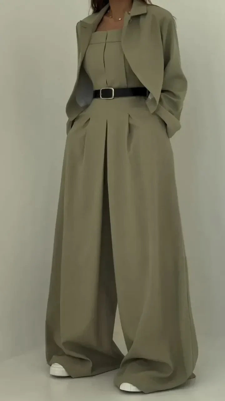 Eclat | Tailored Jumpsuit with Bustier Set