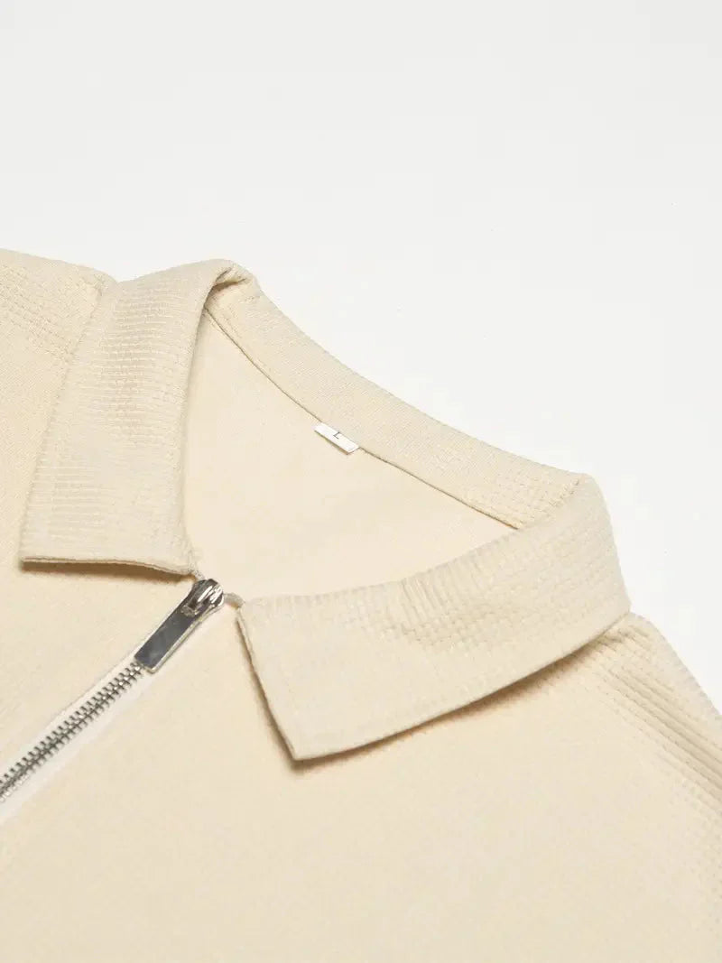 Callen | Casual Short-Sleeve Zip Polo