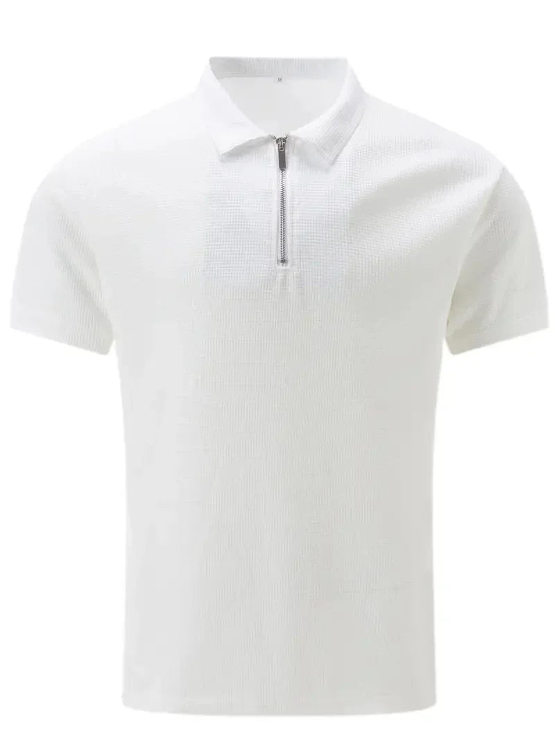 Callen | Casual Short-Sleeve Zip Polo
