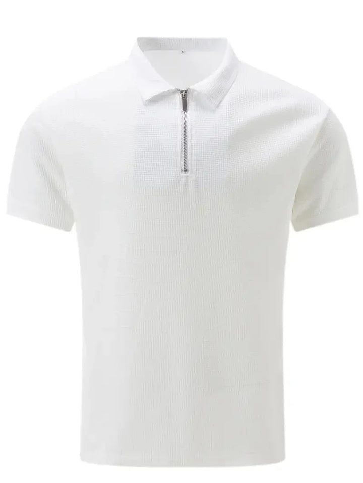Callen | Casual Short-Sleeve Zip Polo