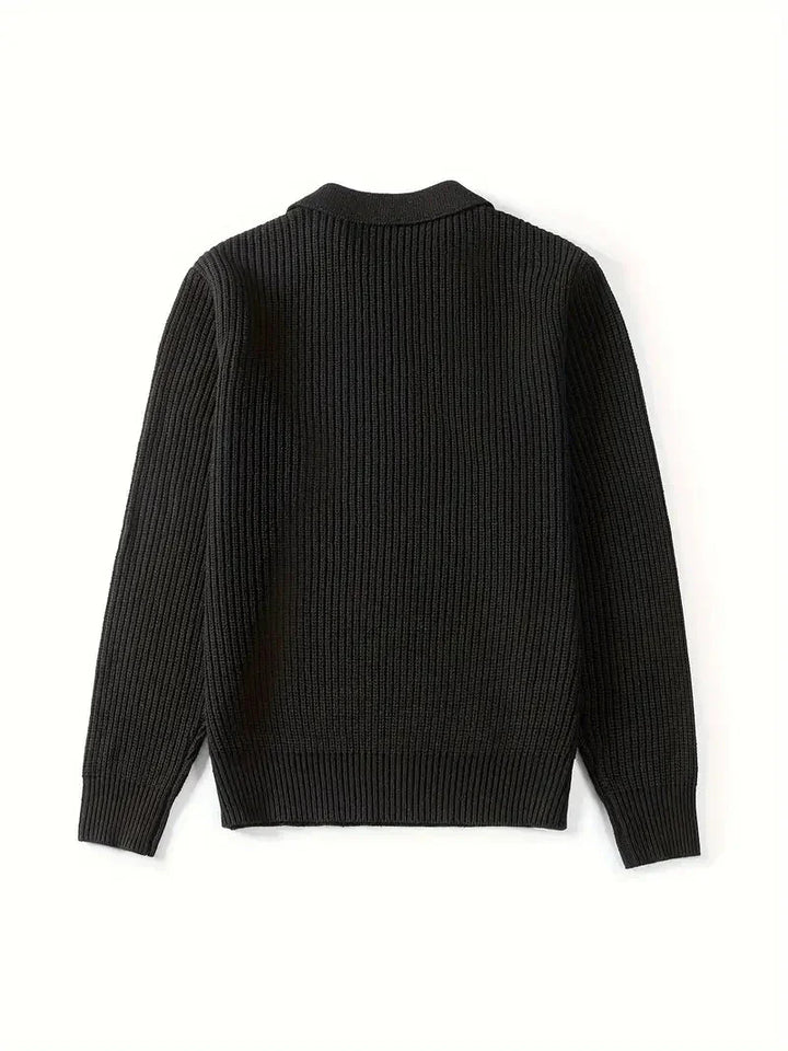 Emeric | Modern Slim Quarter-Zip Sweater