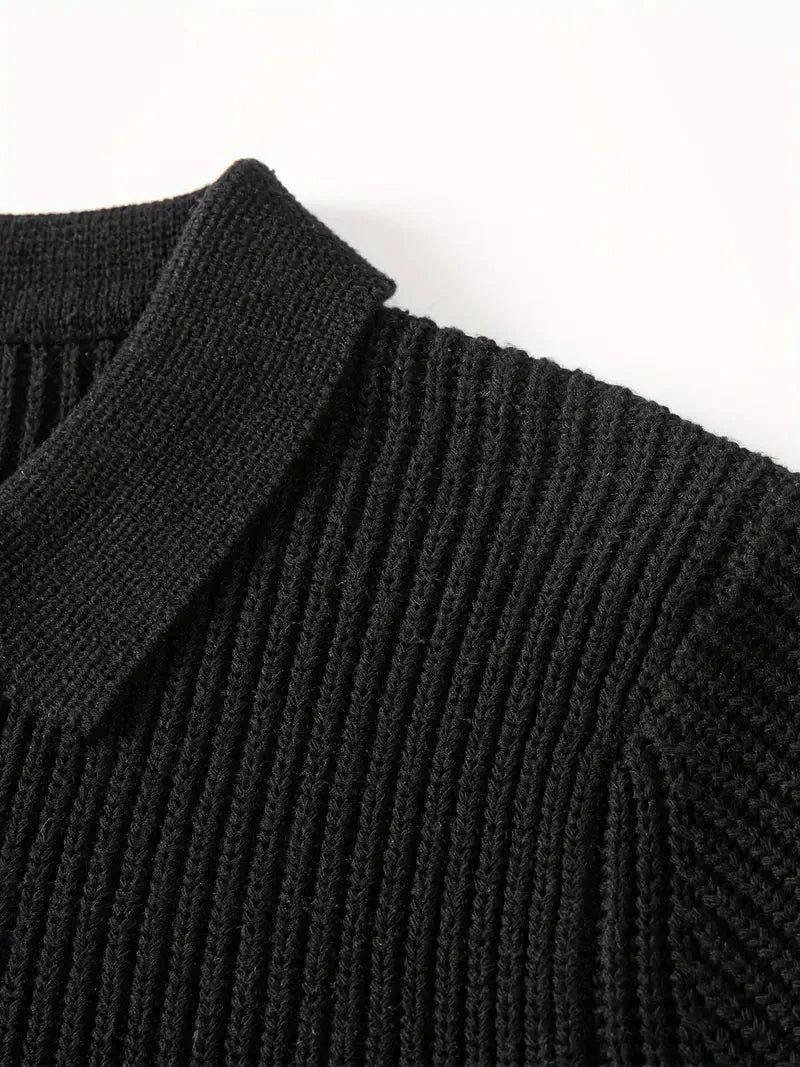 Emeric | Modern Slim Quarter-Zip Sweater