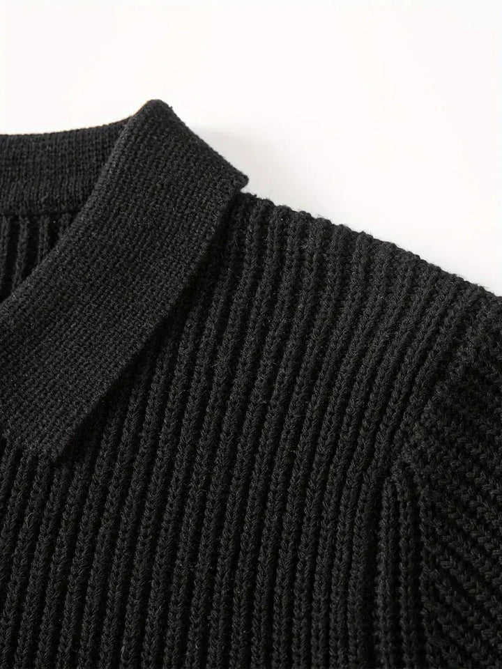 Emeric | Modern Slim Quarter-Zip Sweater