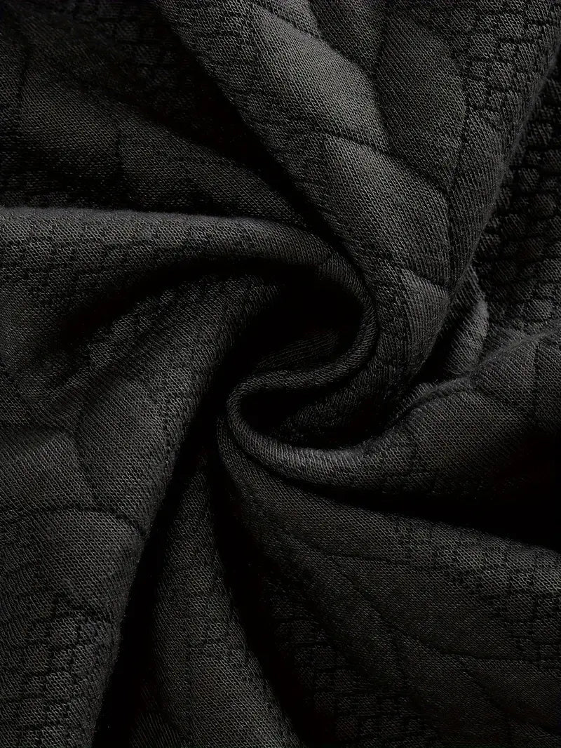 Dax | Stylish Jacquard Knit Quarter-Zip Sweater