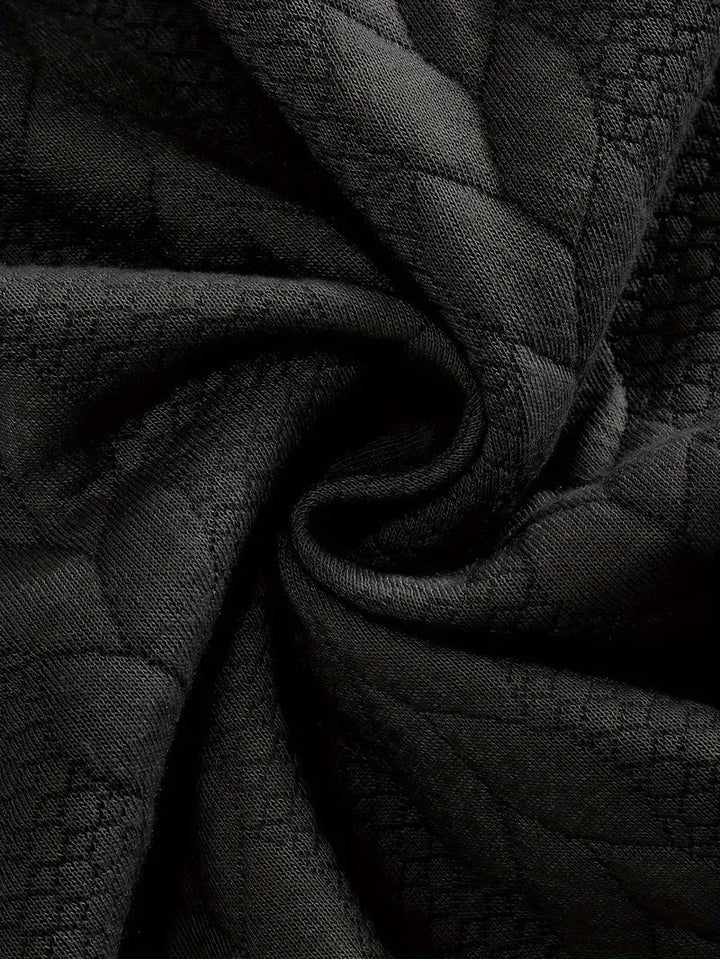 Dax | Stylish Jacquard Knit Quarter-Zip Sweater