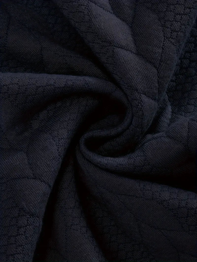 Dax | Stylish Jacquard Knit Quarter-Zip Sweater