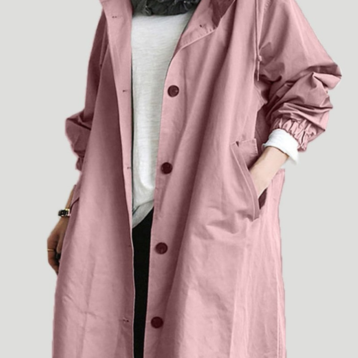 Paula | Long Waterproof Trench Coat For Women