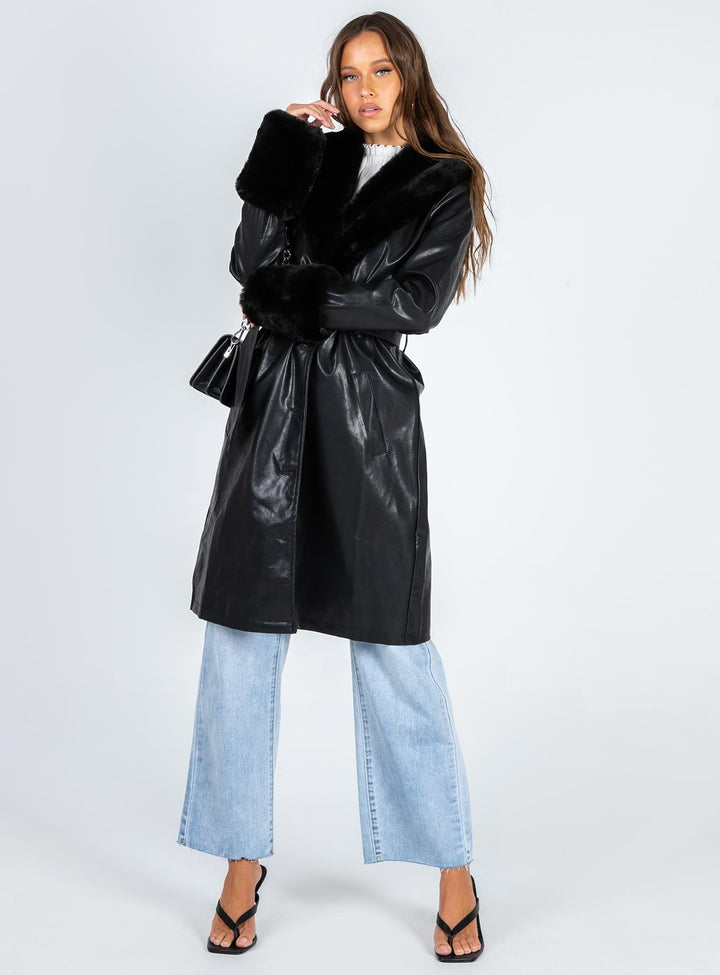 Harley | Classic Long Belted Trench Coat