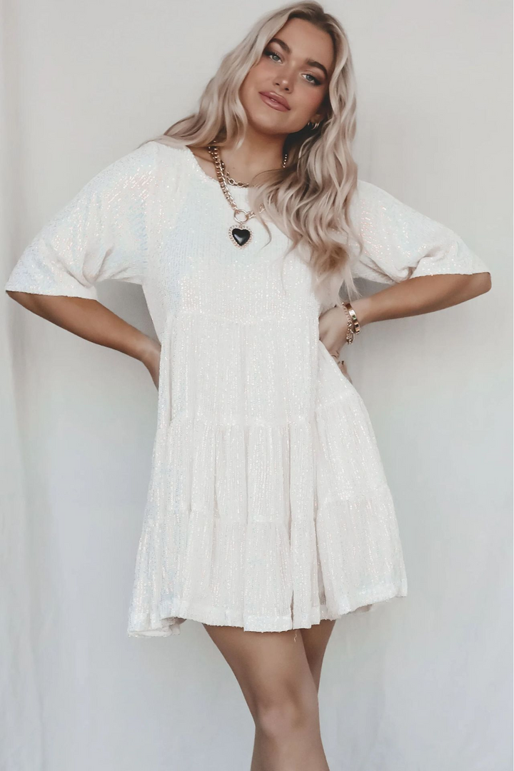 Lilia | Stylish Sequin Embellished Loose Dress
