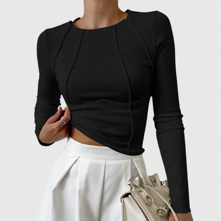 Kimberly | Fitted Long Sleeve Top