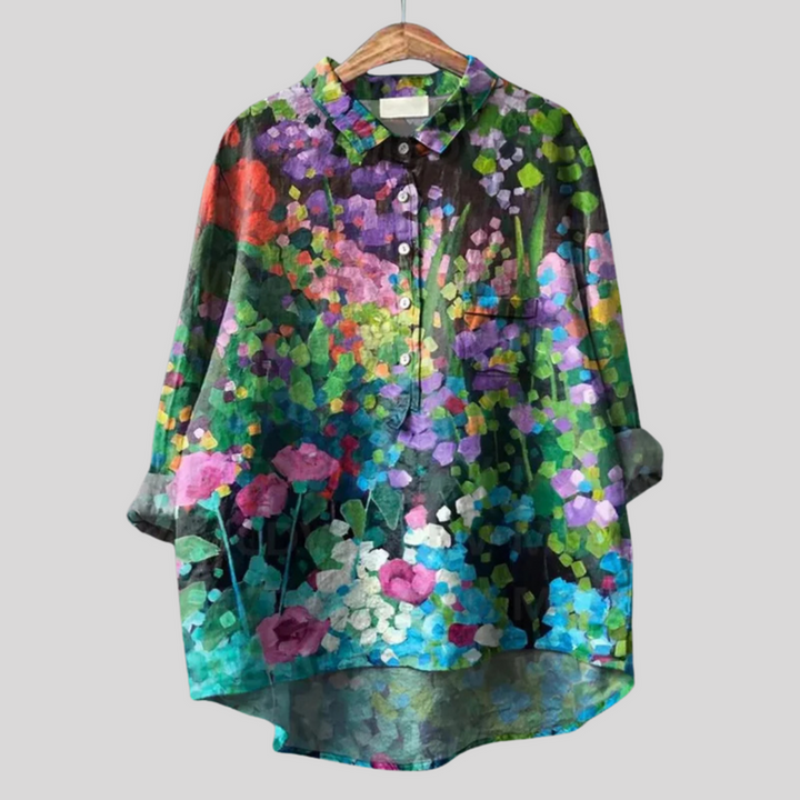 Zandra | Vintage Floral Blouse