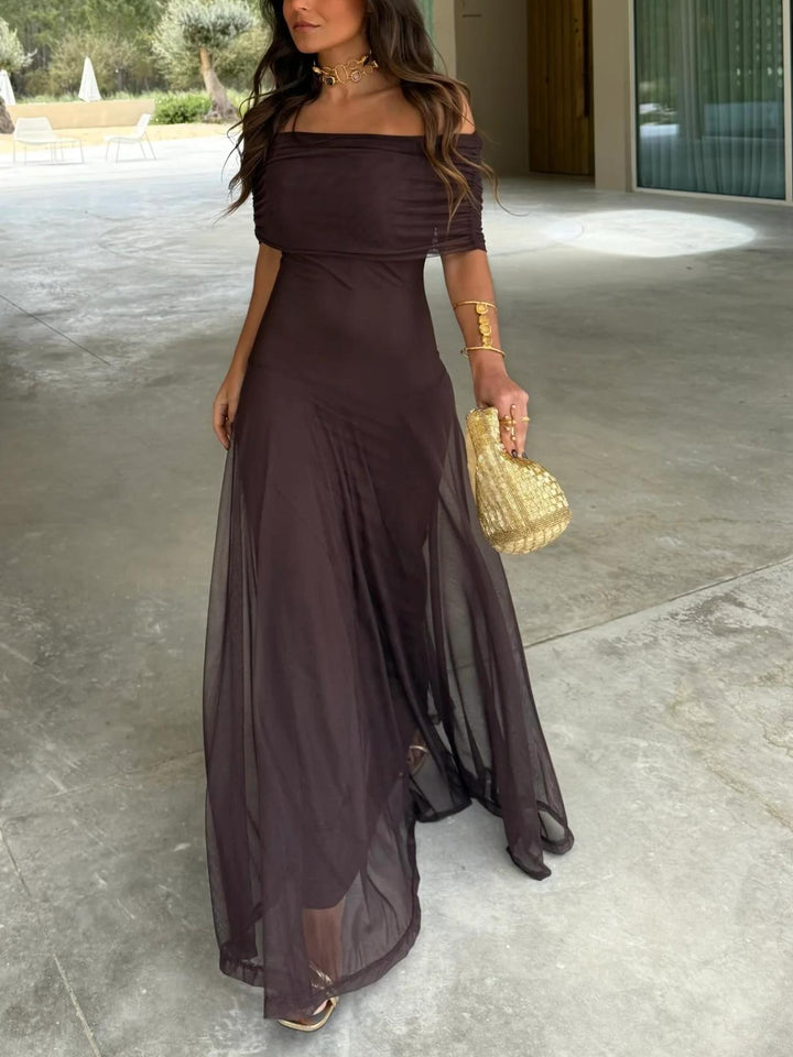 Mariane | Off-Shoulder Maxi Dress