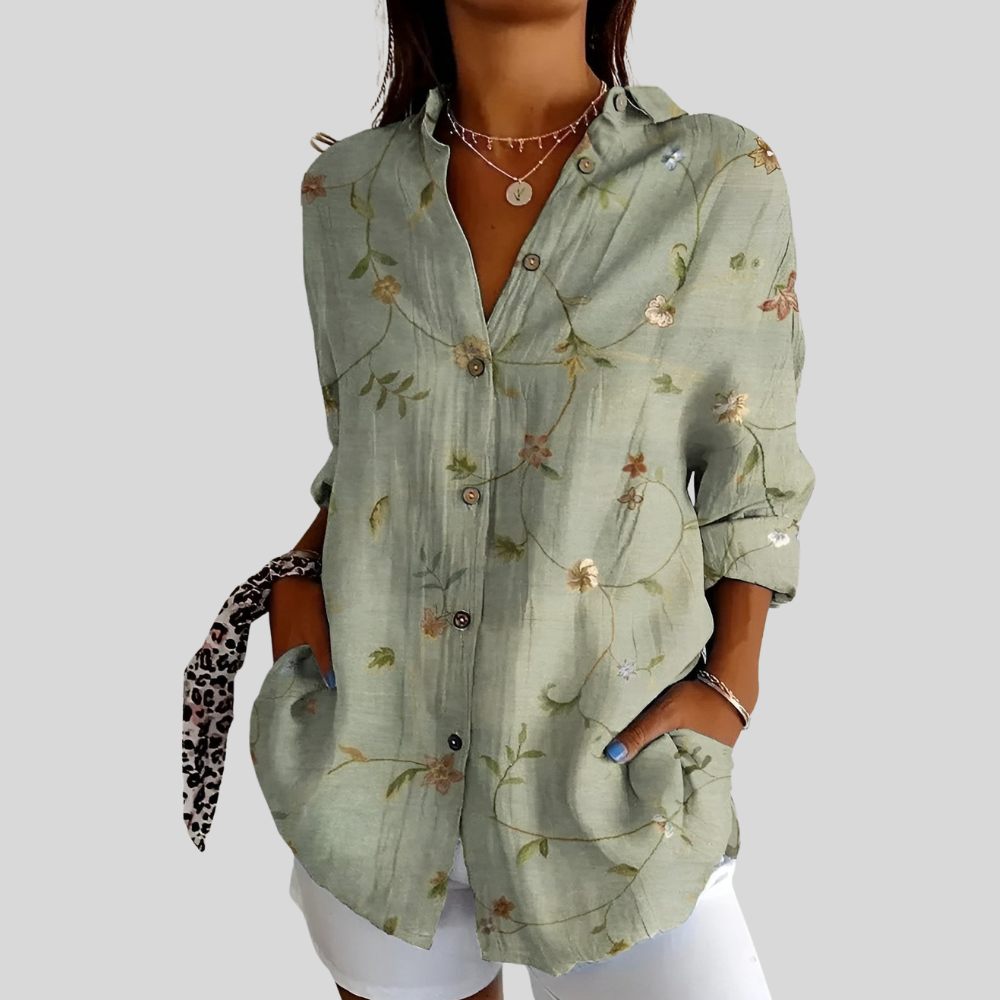 Karen | Casual Printed Blouse