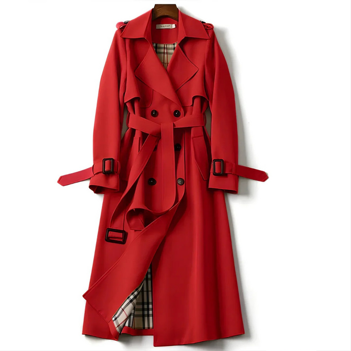 Thalassa | Elegant Double-Breasted Trench Coat