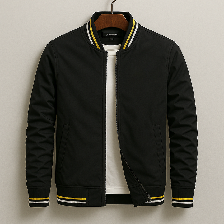 Dimitri | Striped Bomber Jacket