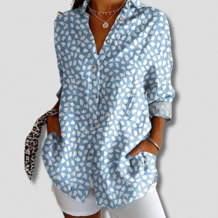 Shanna | Floral Button-Down Shirt