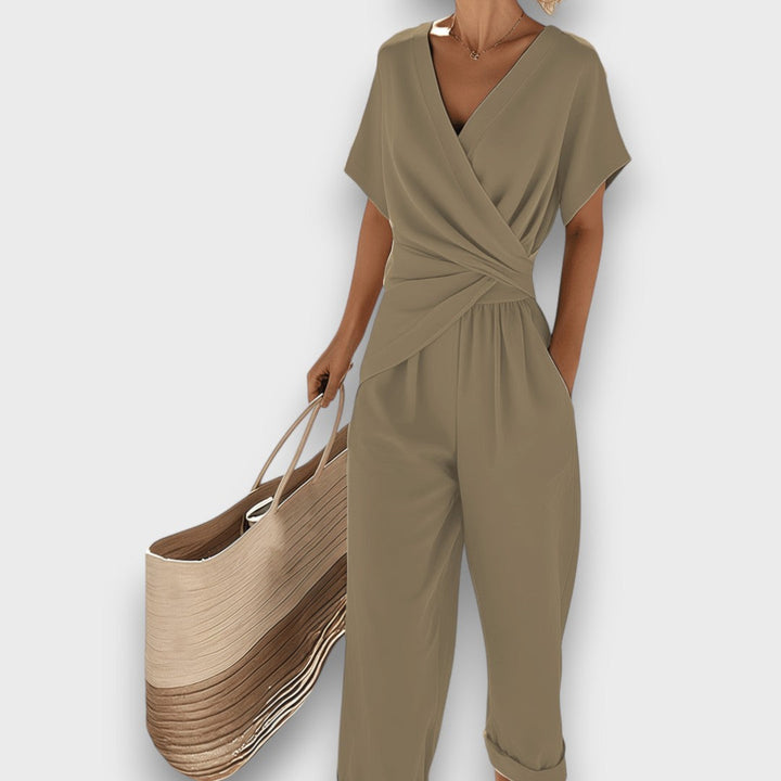 Ellaine | Jumpsuit with wrap look