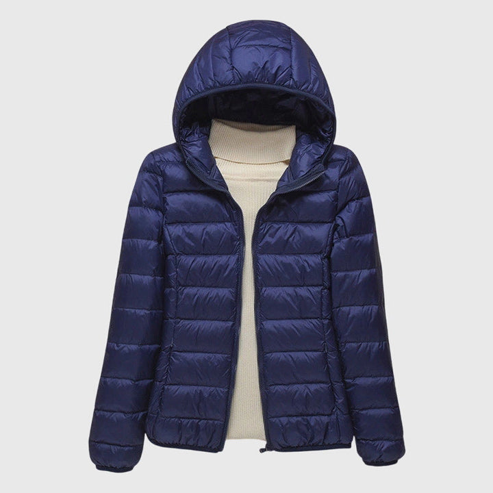 Fenella | Slim Fit Quilted Jacket with Windproof Hood