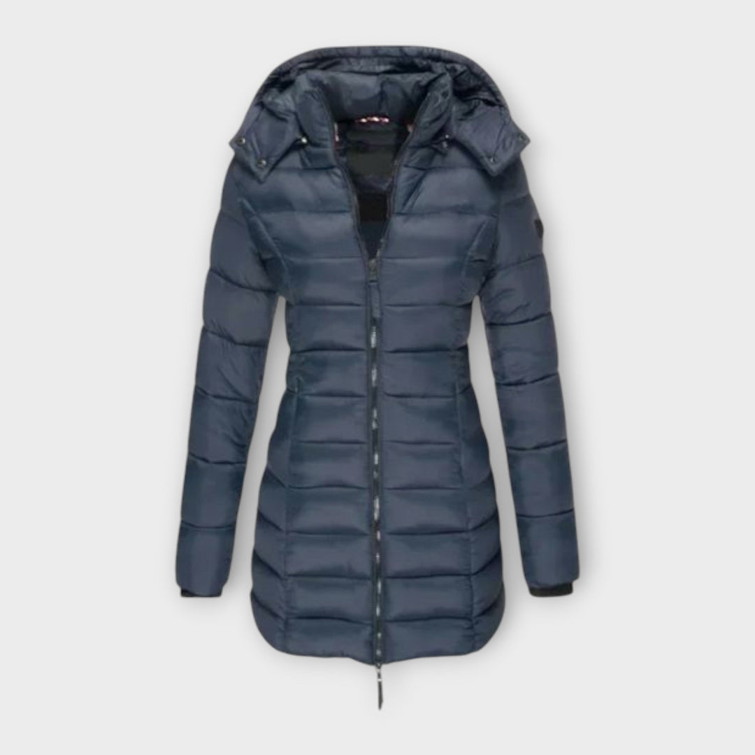 Theda | Lightweight Long Down-Style Puffer Winter Coat