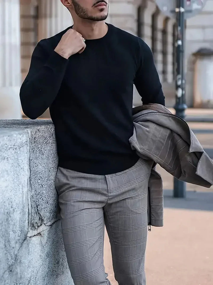 Finnian | Soft Knit Crew Neck Sweater