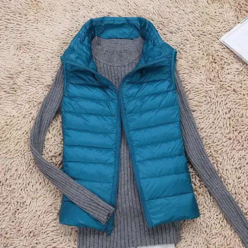 Brooke | Lightweight Sleeveless Puffer Vest