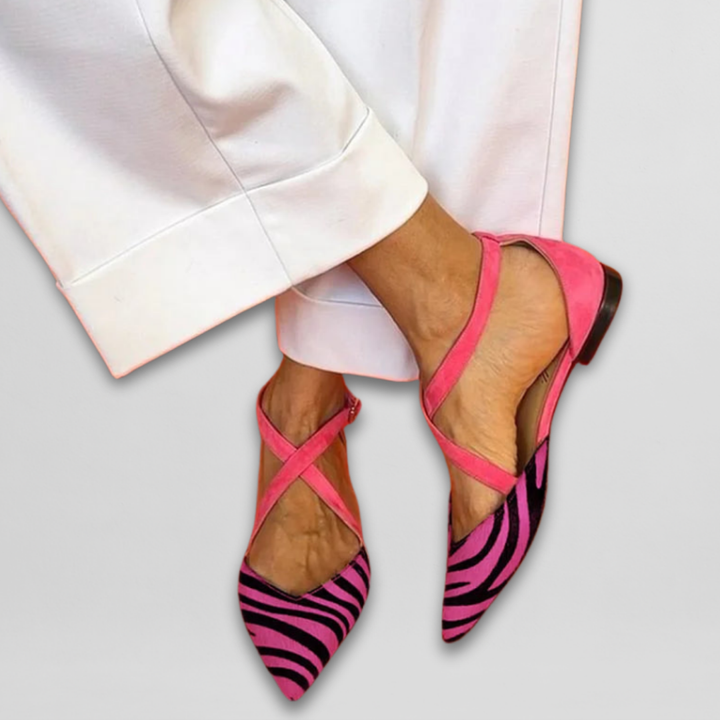 Kyline | Ballet Flats with Straps