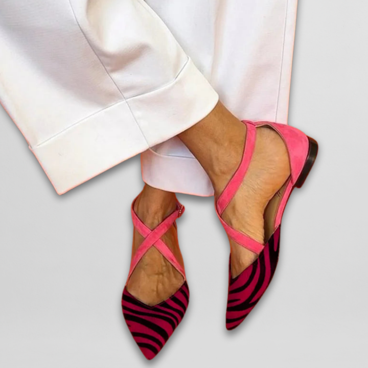 Kyline | Ballet Flats with Straps