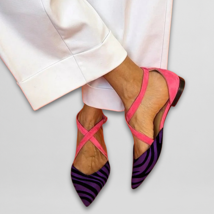 Kyline | Ballet Flats with Straps