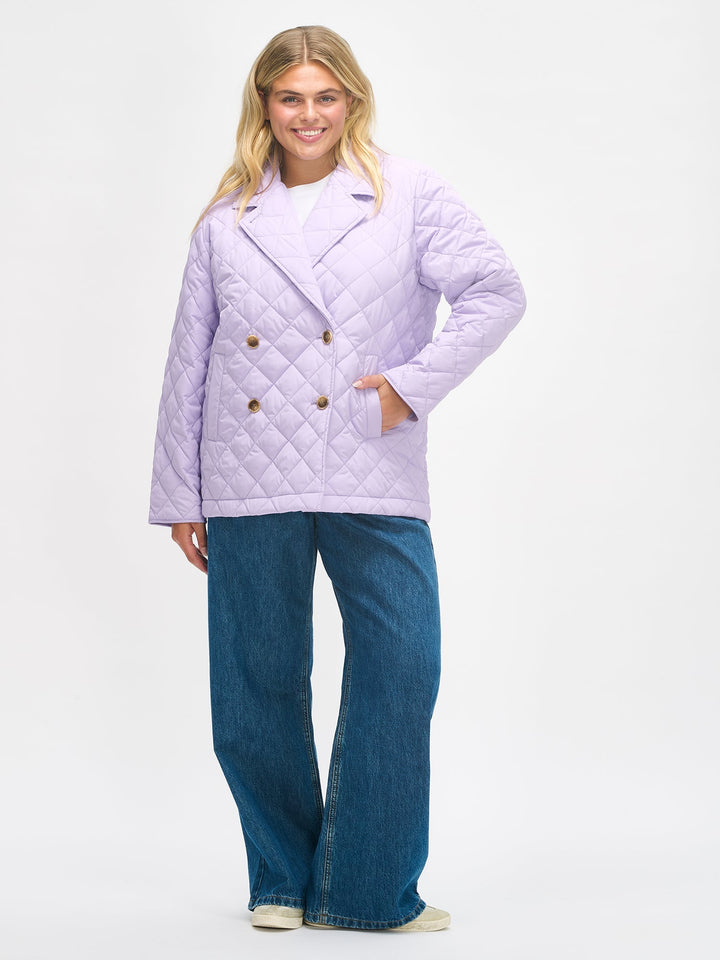 Denali | Lightweight Double-Breasted Quilted Coat