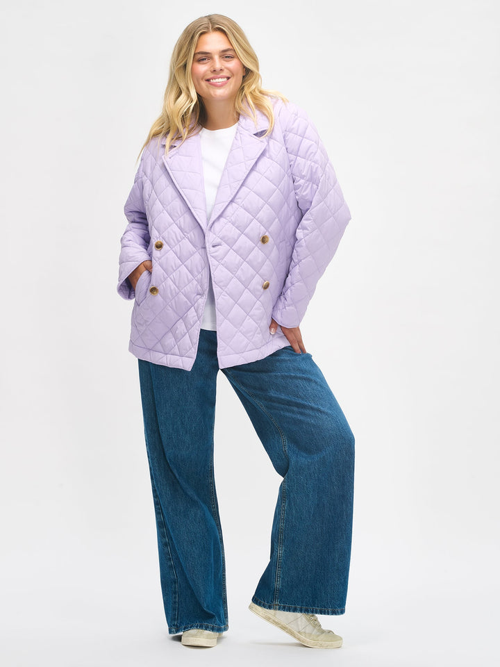 Denali | Lightweight Double-Breasted Quilted Coat