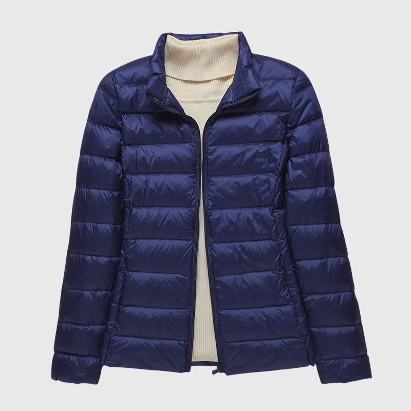 Fenella | Slim Fit Quilted Jacket with Windproof Hood