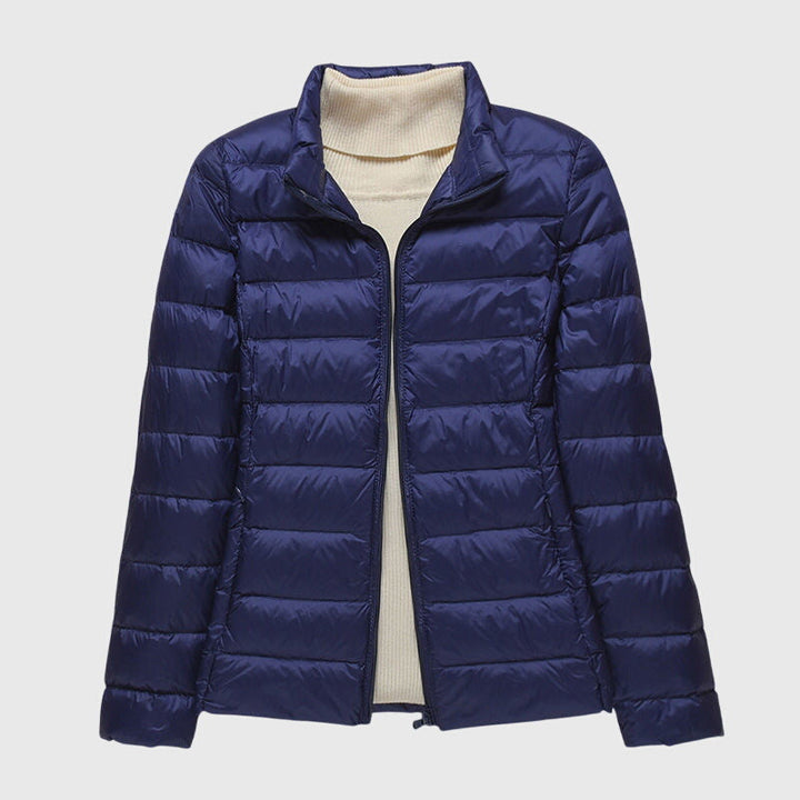 Fenella | Slim Fit Quilted Jacket with Windproof Hood