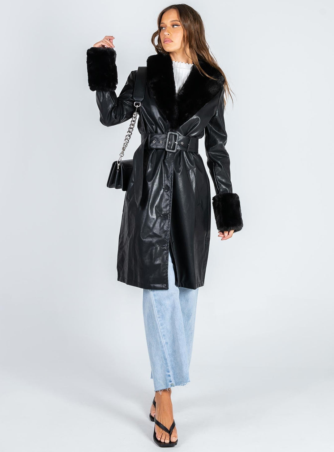 Harley | Classic Long Belted Trench Coat